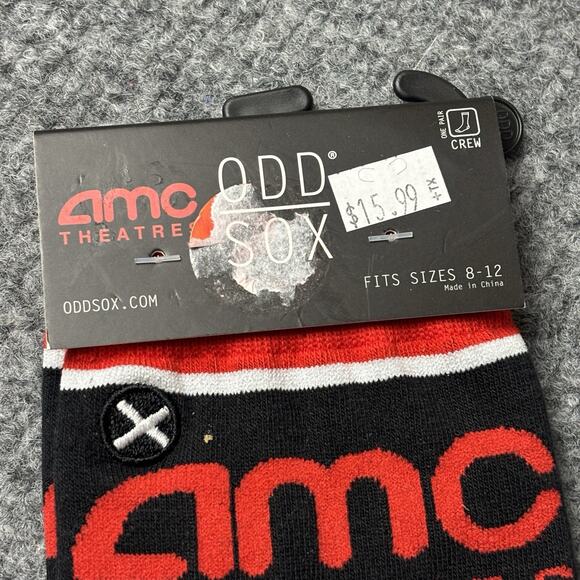 AMC THEATRES Thrills And Chills ODD SOX SIZE 8-12 A List Horror - Picture 3 of 5